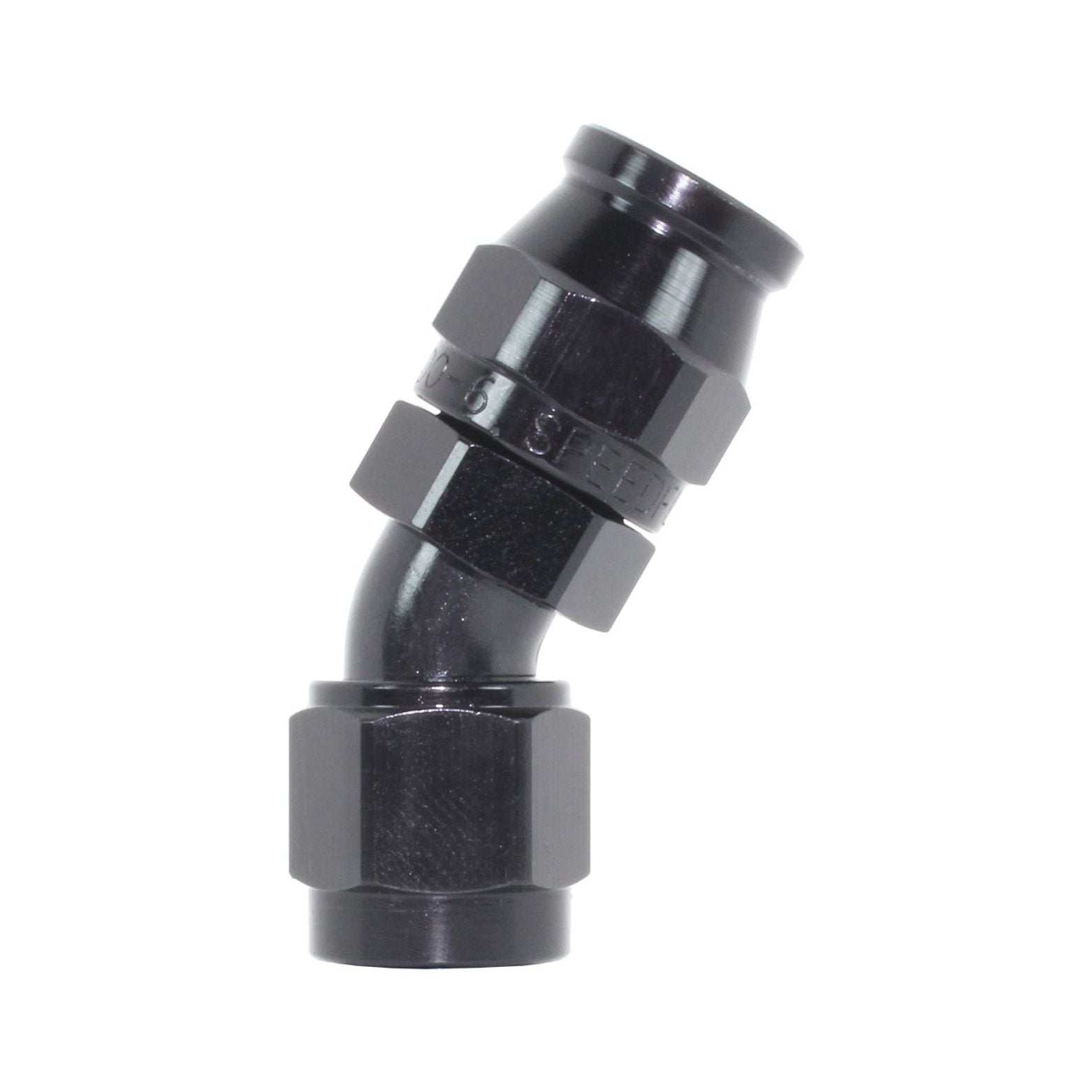 Speedflow 200 Series -10 30 Degree Hose End Fitting 207-12-BLK - Game On Motorsports Australia