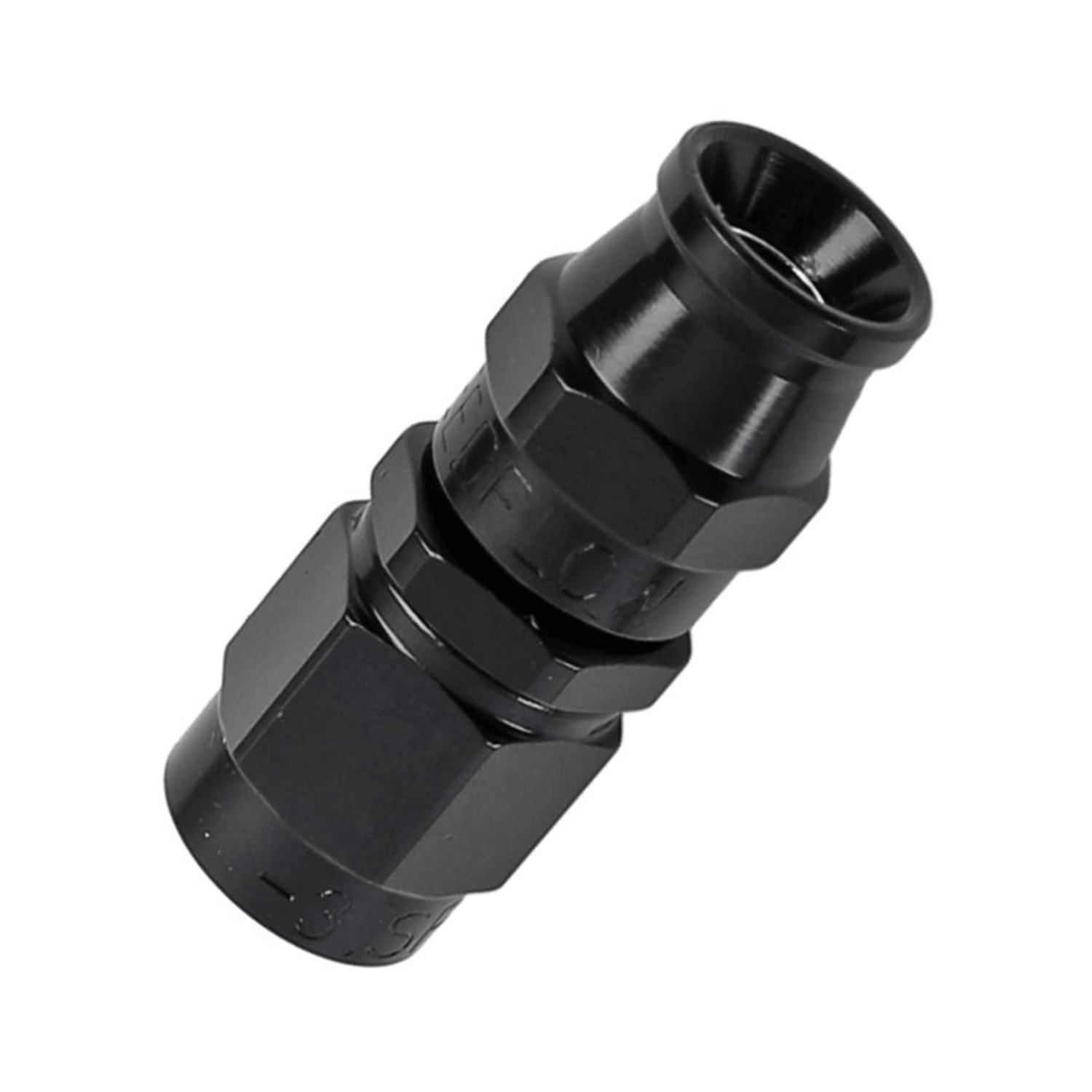 Speedflow 200 Series - 12 Straight Hose End Fitting 201 - 12 - BLK - Game On Motorsports Australia