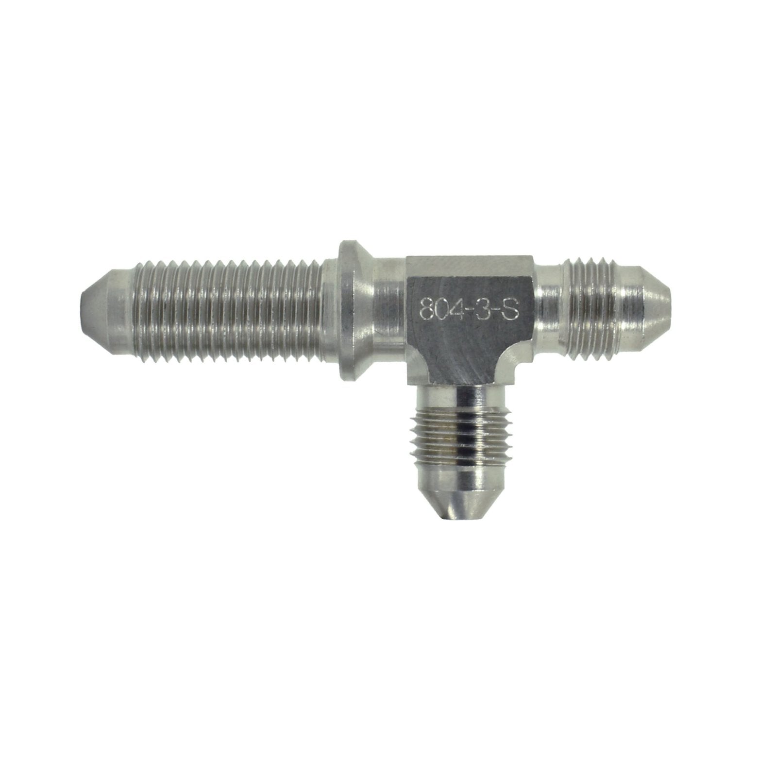 Speedflow -3 Bulkhead Tee on-Run Fitting 804-03 - Game On Motorsports Australia