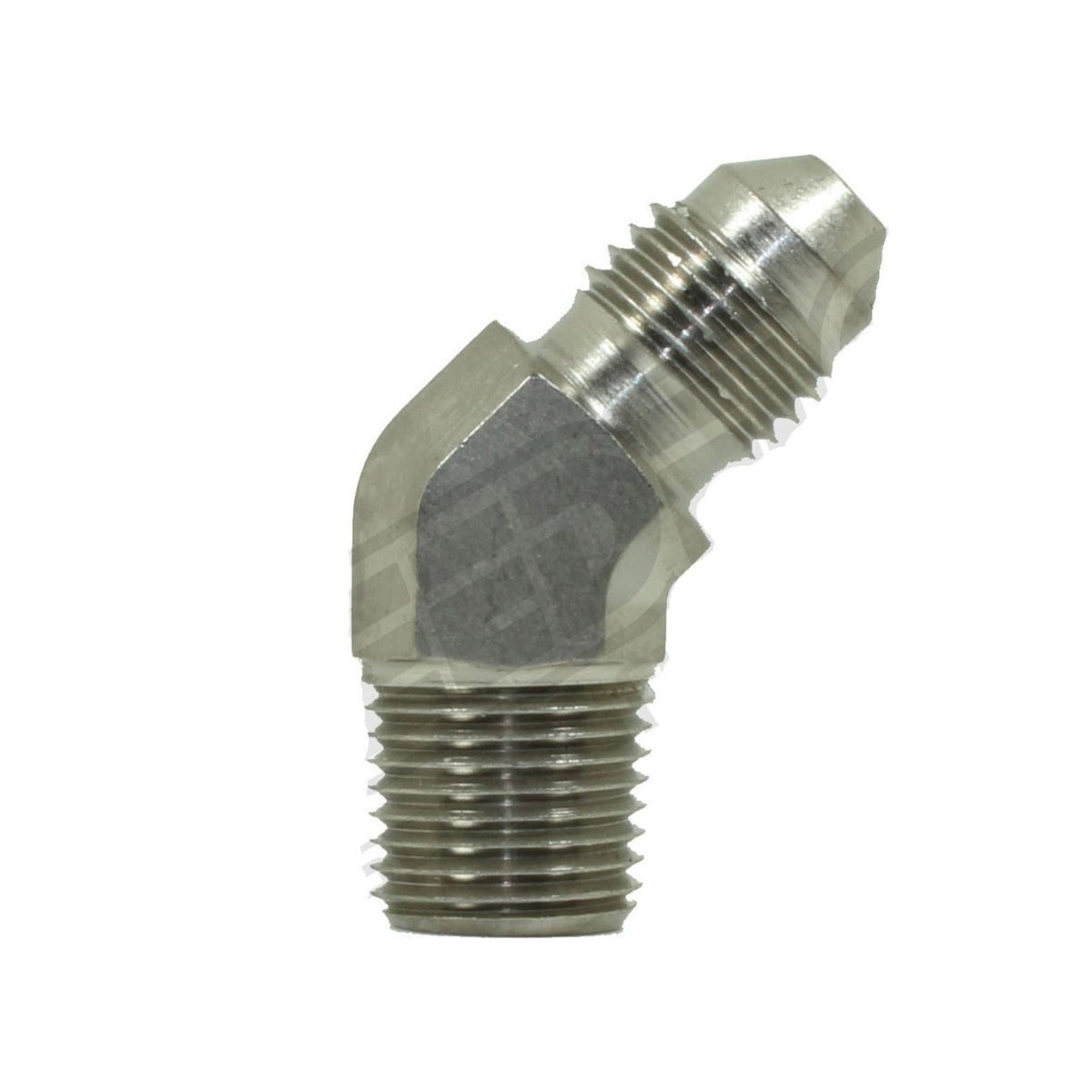 Speedflow -3 Male to 1/8" NPT Male 45 Degree Fitting 382-03 - Game On Motorsports Australia