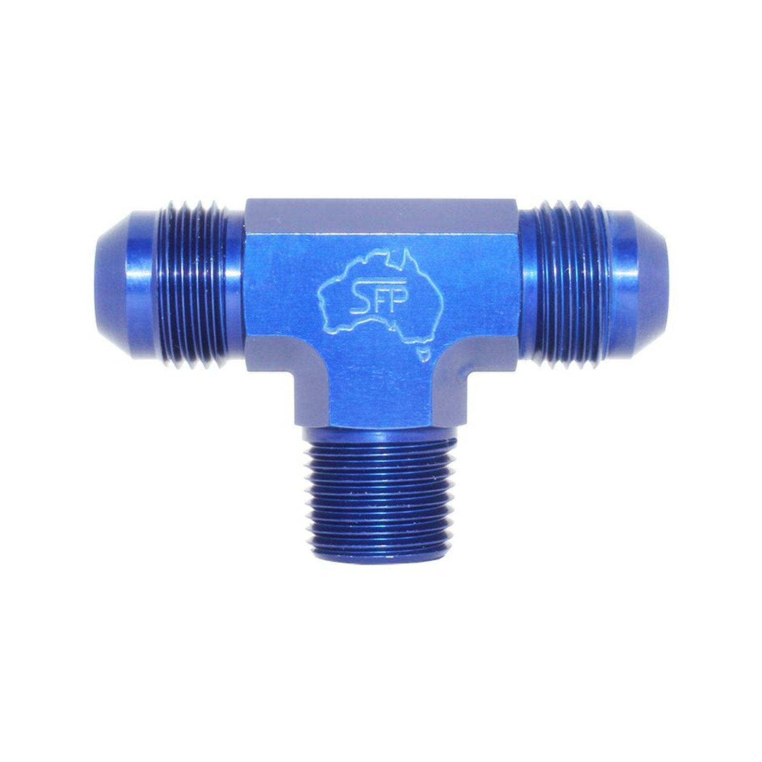 Speedflow -3 Tee 1/8" NPT on Branch Fitting 825-03 - Game On Motorsports Australia