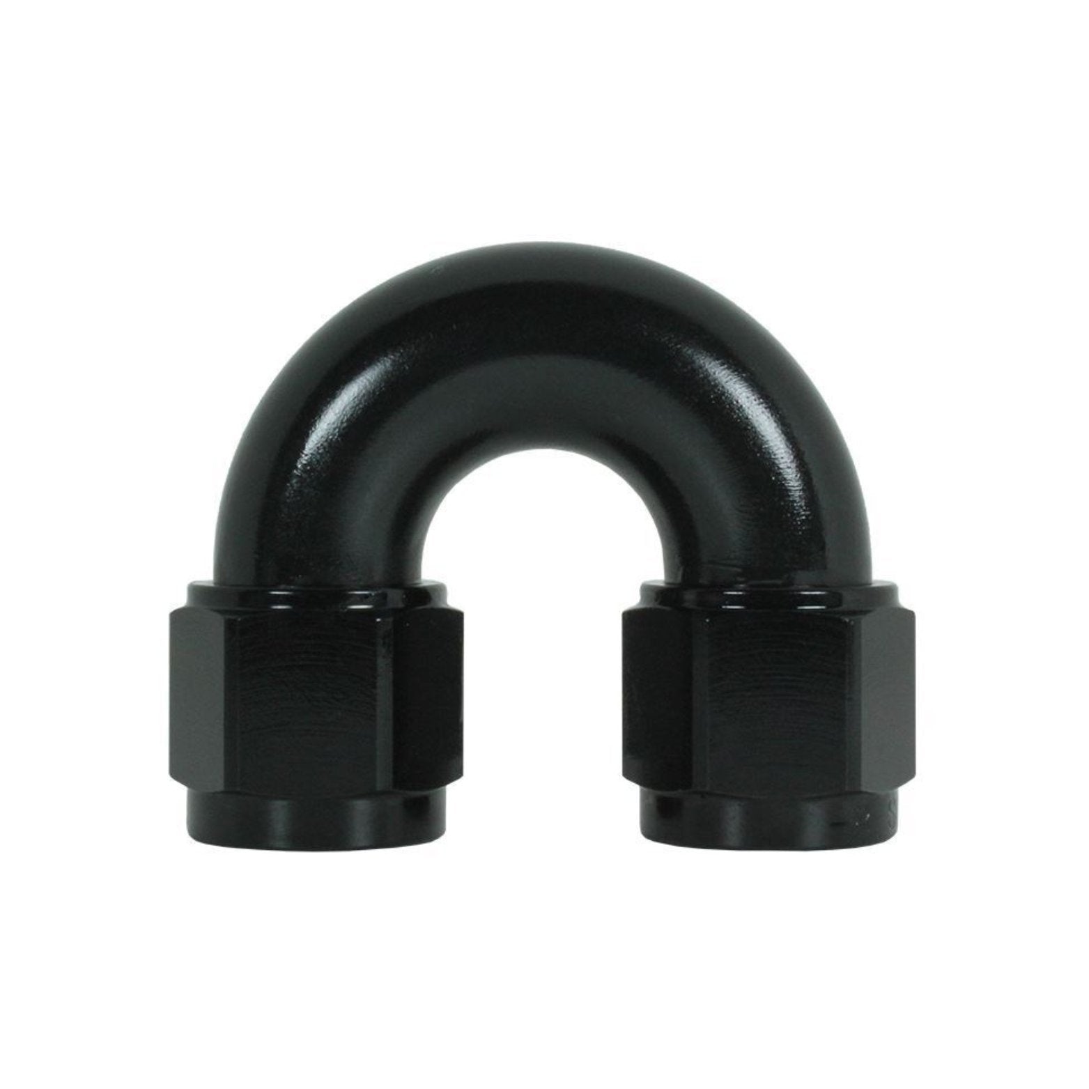 Speedflow -4 Female Swivel Adapter 180 Degree Fitting 136-04-BLK - Game On Motorsports Australia