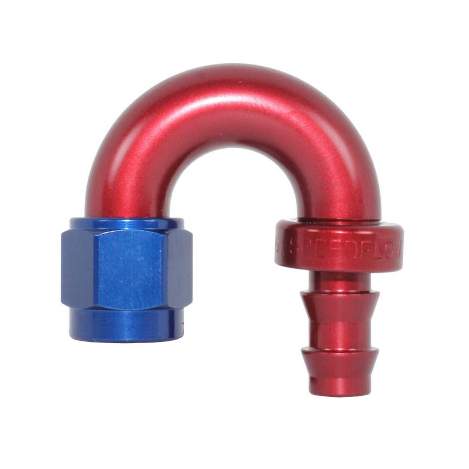 Speedflow 400 Series -8 180 Degree Hose End Fitting 406-08 - Game On Motorsports Australia