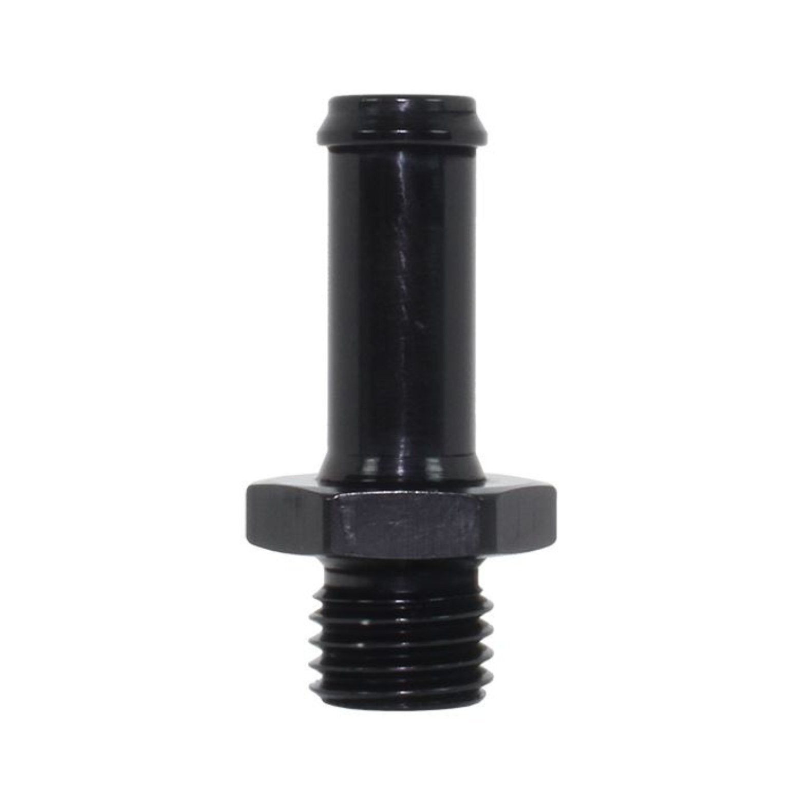Speedflow 411 Series M10 x 1.0 Male to 1/2" Tail Fitting 414-M10-08-BLK - Game On Motorsports Australia