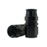 Speedflow 480 Series -10 AC Straight Hose End Black Fitting 480-01-10-BLK - Game On Motorsports Australia