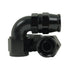 Speedflow 480 Series -8 AC 90 Degree Hose End Black Fitting 480-03-08-BLK - Game On Motorsports Australia