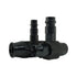 Speedflow 480 Series -8 High Side Charge Port Hose End Black Fitting 480-15-08-BLK - Game On Motorsports Australia