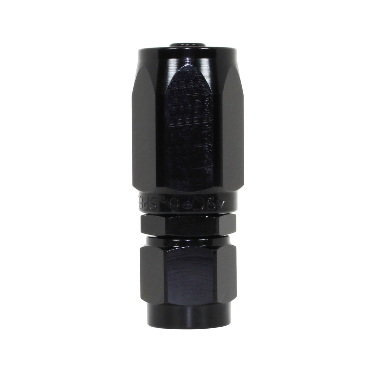 Speedflow 490 Series -10 Straight Hose End Fitting 491-10-BLK - Game On Motorsports Australia