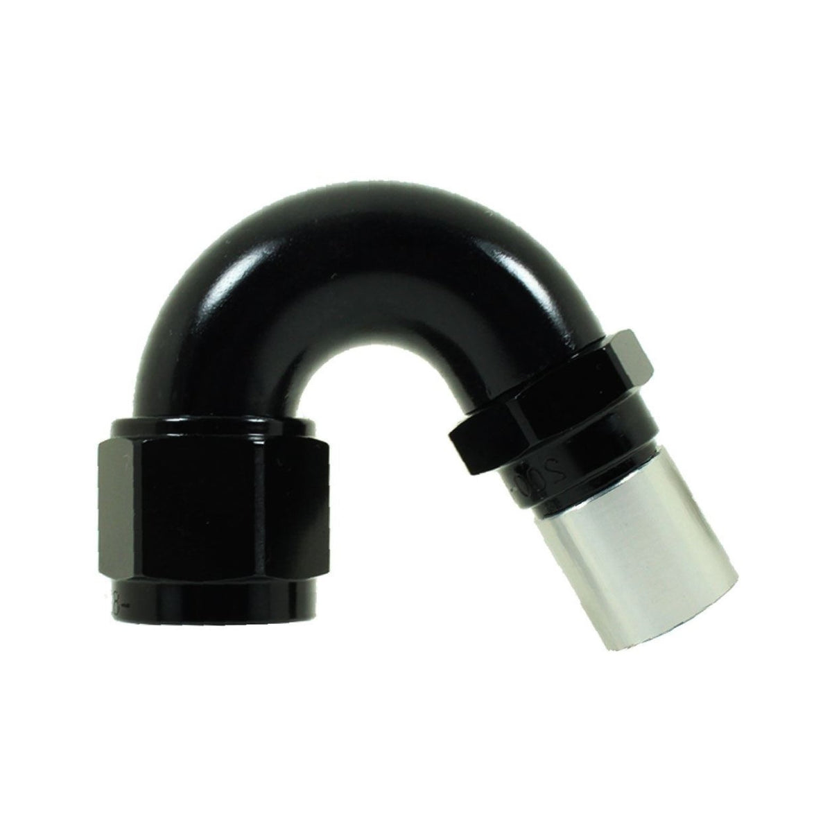 Speedflow 520 Series -10 150 Degree Crimp Hose End Swivel Fitting 520-05W-10 - Game On Motorsports Australia