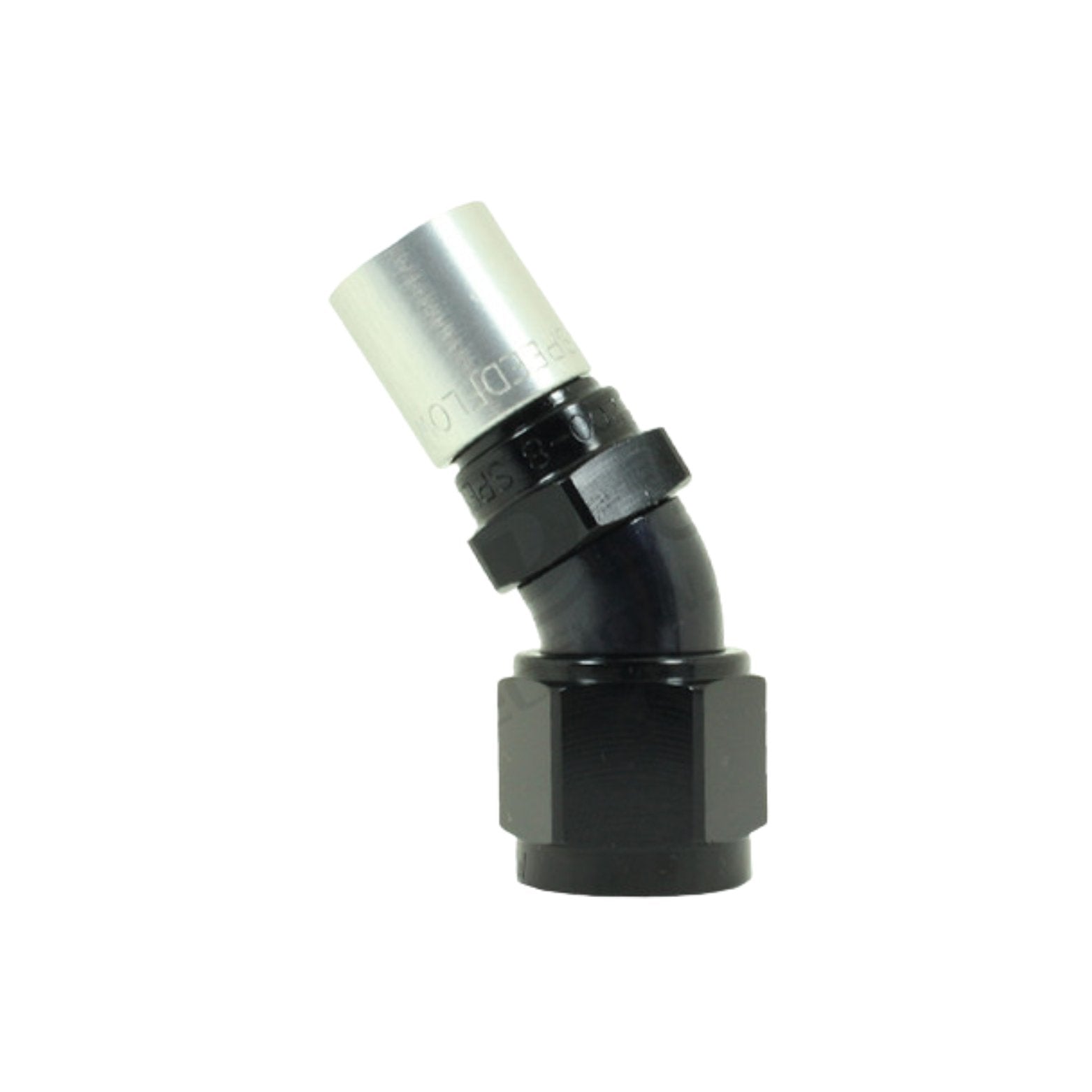 Speedflow 520 Series -12 30 Degree Crimp Hose End Swivel Fitting 520-07W-12 - Game On Motorsports Australia