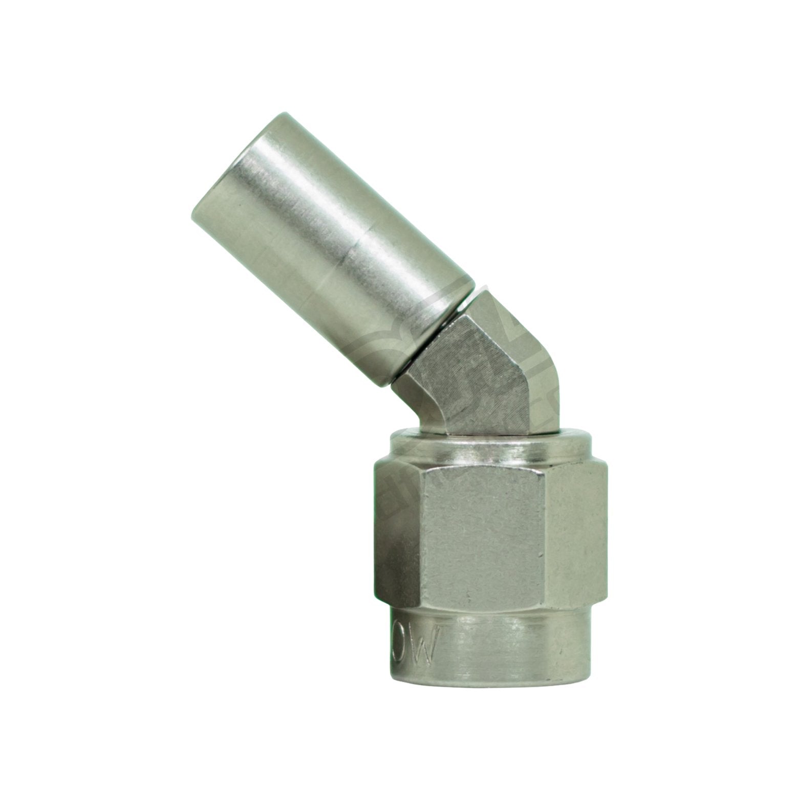 Speedflow 520 Series -3 45 Degree Crimp Hose End Steel Fitting 520-02-03-S - Game On Motorsports Australia