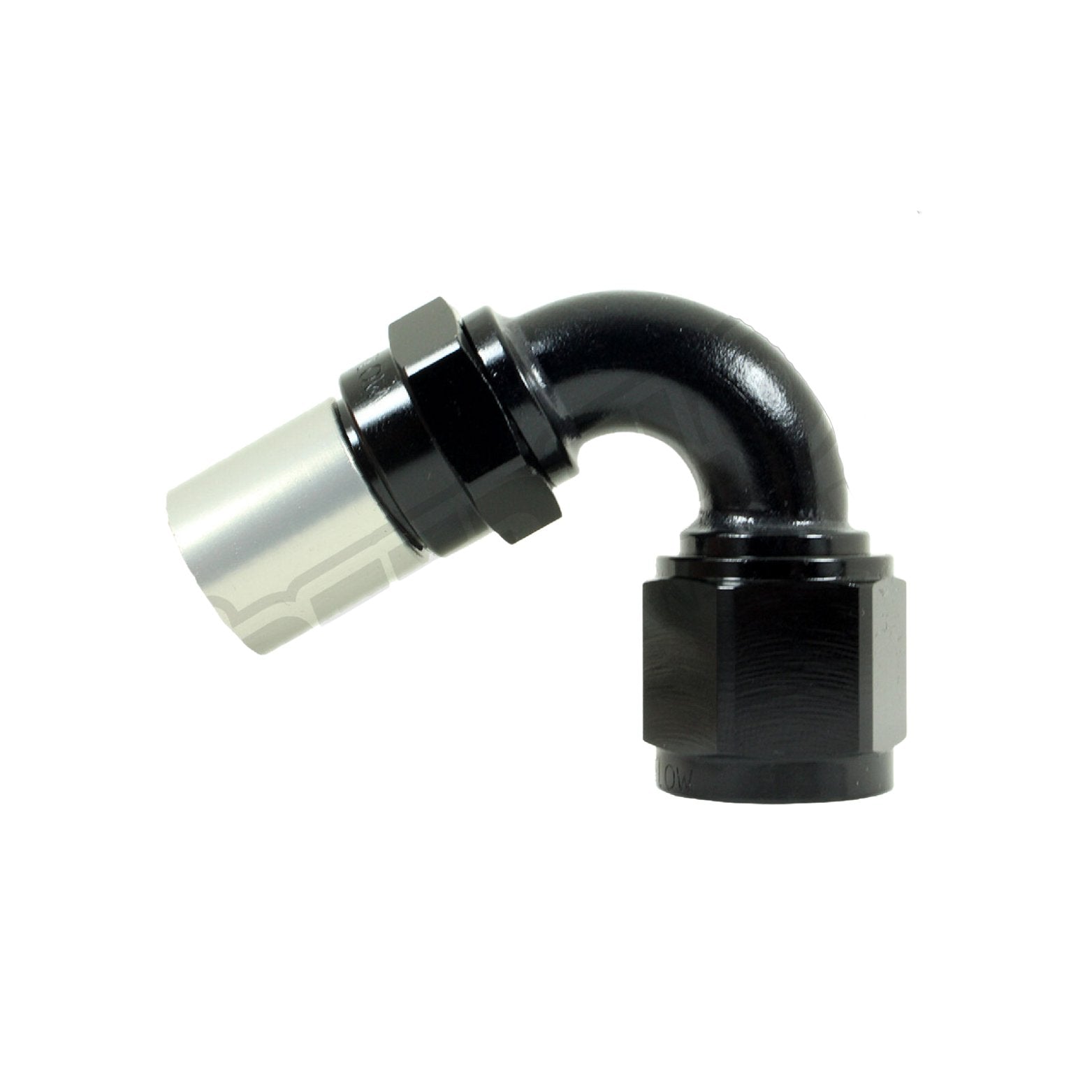 Speedflow 520 Series -4 120 Degree Crimp Hose End Swivel Fitting 520-04W-04 - Game On Motorsports Australia