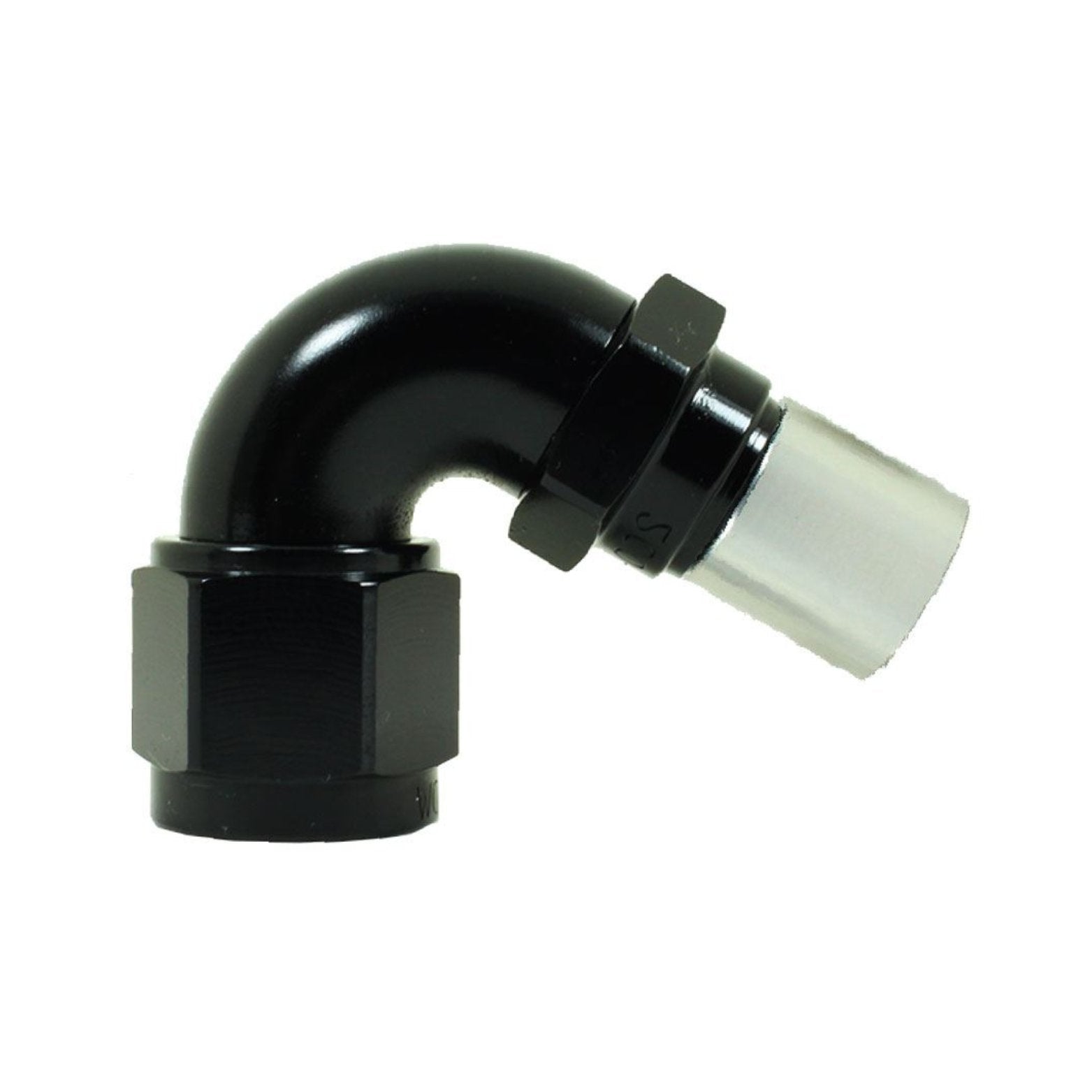 Speedflow 520 Series -4 120 Degree Crimp Hose End Swivel Fitting 520-04W-04 - Game On Motorsports Australia