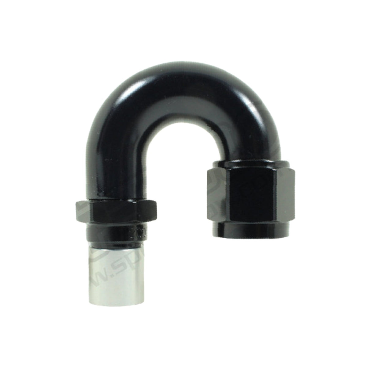 Speedflow 520 Series -4 180 Degree Crimp Hose End Swivel Fitting 520-06W-04 - Game On Motorsports Australia