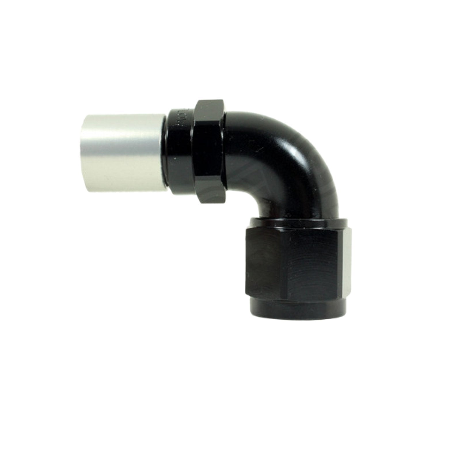 Speedflow 520 Series -4 90 Degree Crimp Hose End Swivel Fitting 520-03W-04 - Game On Motorsports Australia