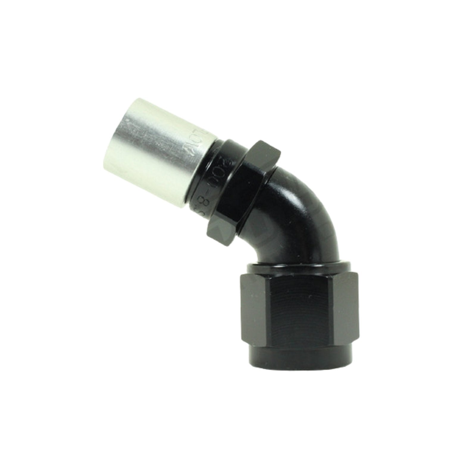 Speedflow 520 Series -6 60 Degree Crimp Hose End Swivel Fitting 520-08W-06 - Game On Motorsports Australia