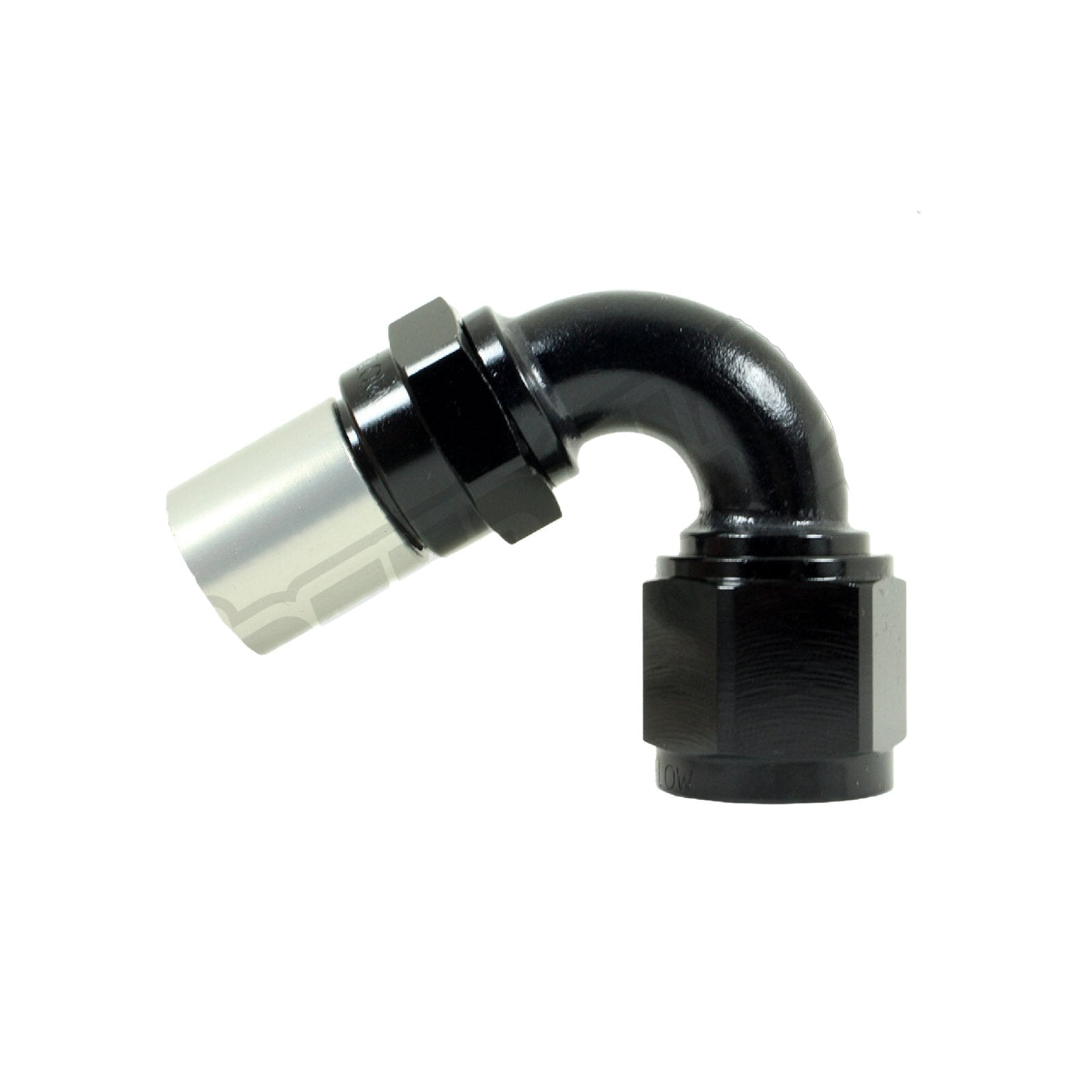 Speedflow 520 Series -8 120 Degree Crimp Hose End Swivel Fitting 520-04W-08 - Game On Motorsports Australia