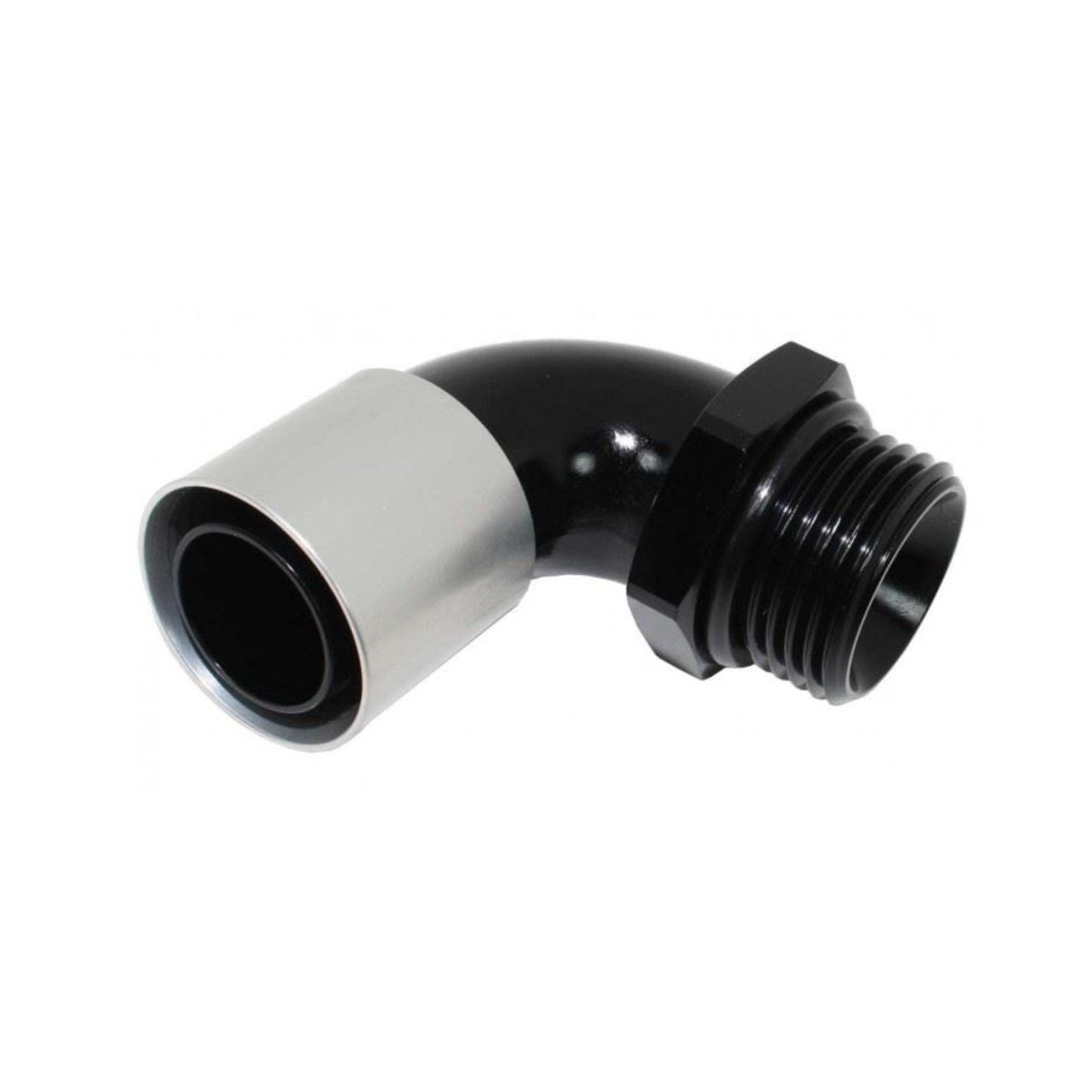 Speedflow 550 Series -12 O-Ring Port to 90 Degree Crimped Hose End Fitting 553-P12-12 - Game On Motorsports Australia