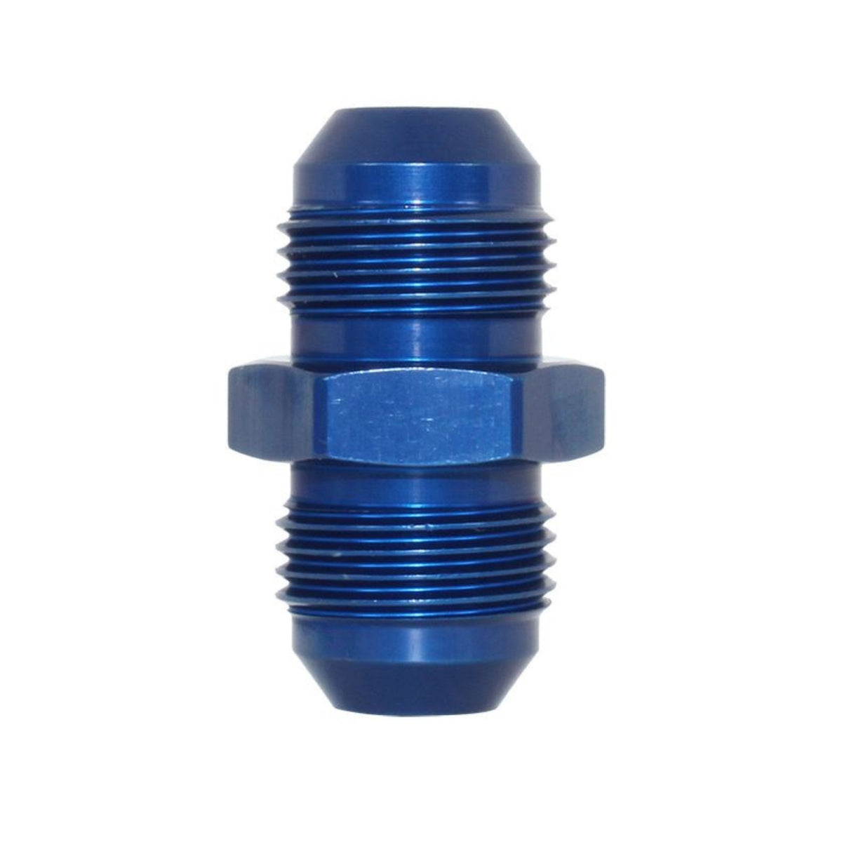 Speedflow -6 Male Flare Union Blue Fitting 815-06 - Game On Motorsports Australia