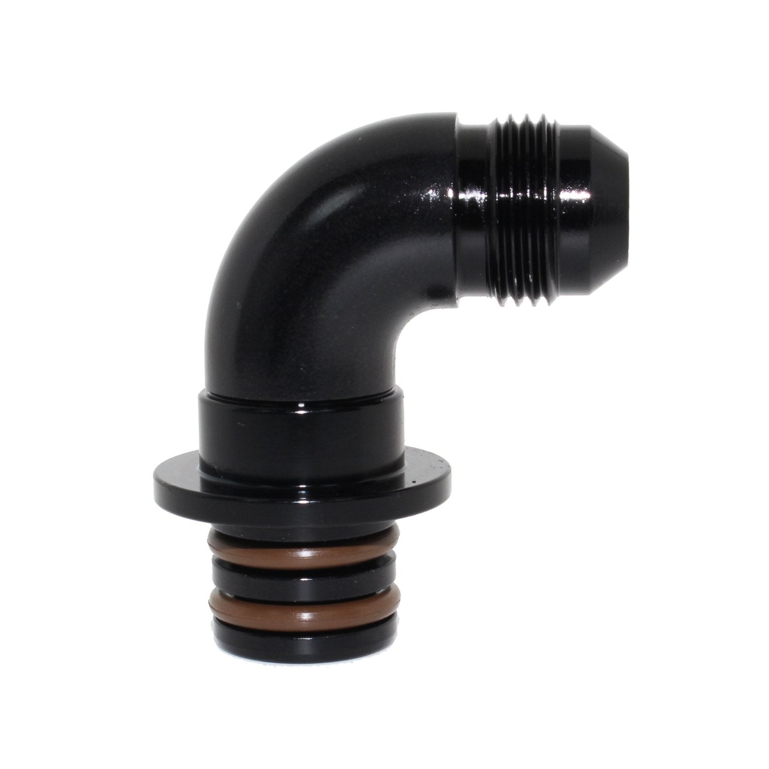 Speedflow 6R-Transmission 90 Degree Adapter Black Fitting 922-6R-08-BLK - Game On Motorsports Australia