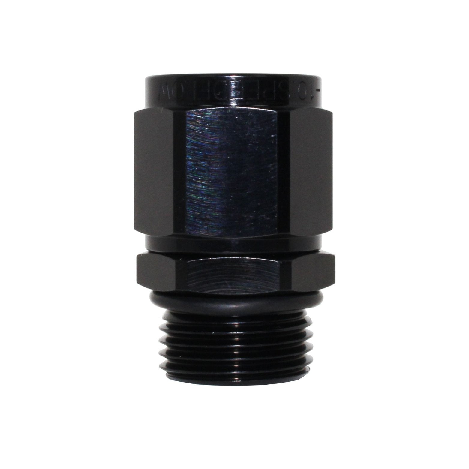 Speedflow -8 Female to -8 Male Port Black Fitting 906-P08-08-BLK - Game On Motorsports Australia