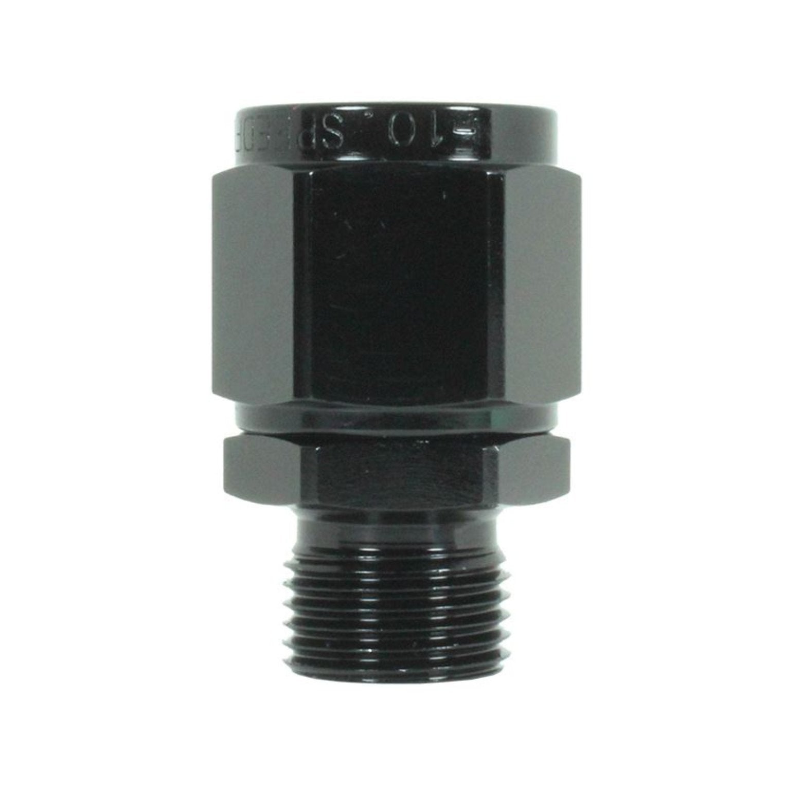 Speedflow -8 Female to M14x1.5 Male Black Fitting 906-08-M14-BLK - Game On Motorsports Australia