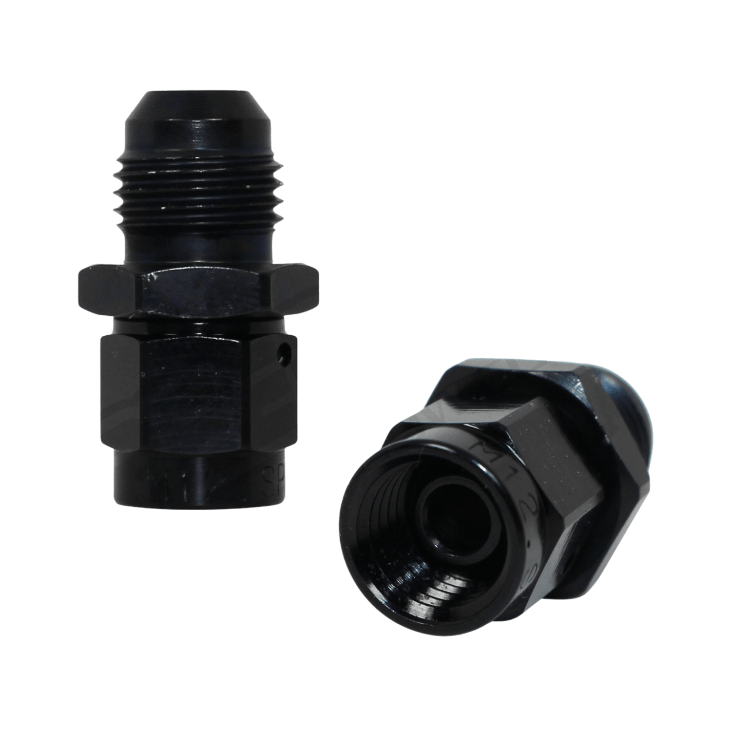Speedflow M14 x 1.5 Female Swivel to - 6AN Male Black Fitting 171 - 06 - 14 - BLK - Game On Motorsports Australia