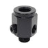 Speedflow Metric Oil Sender Adapter M12 to 1/8 NPT Black 810-M12-02-BLK - Game On Motorsports Australia