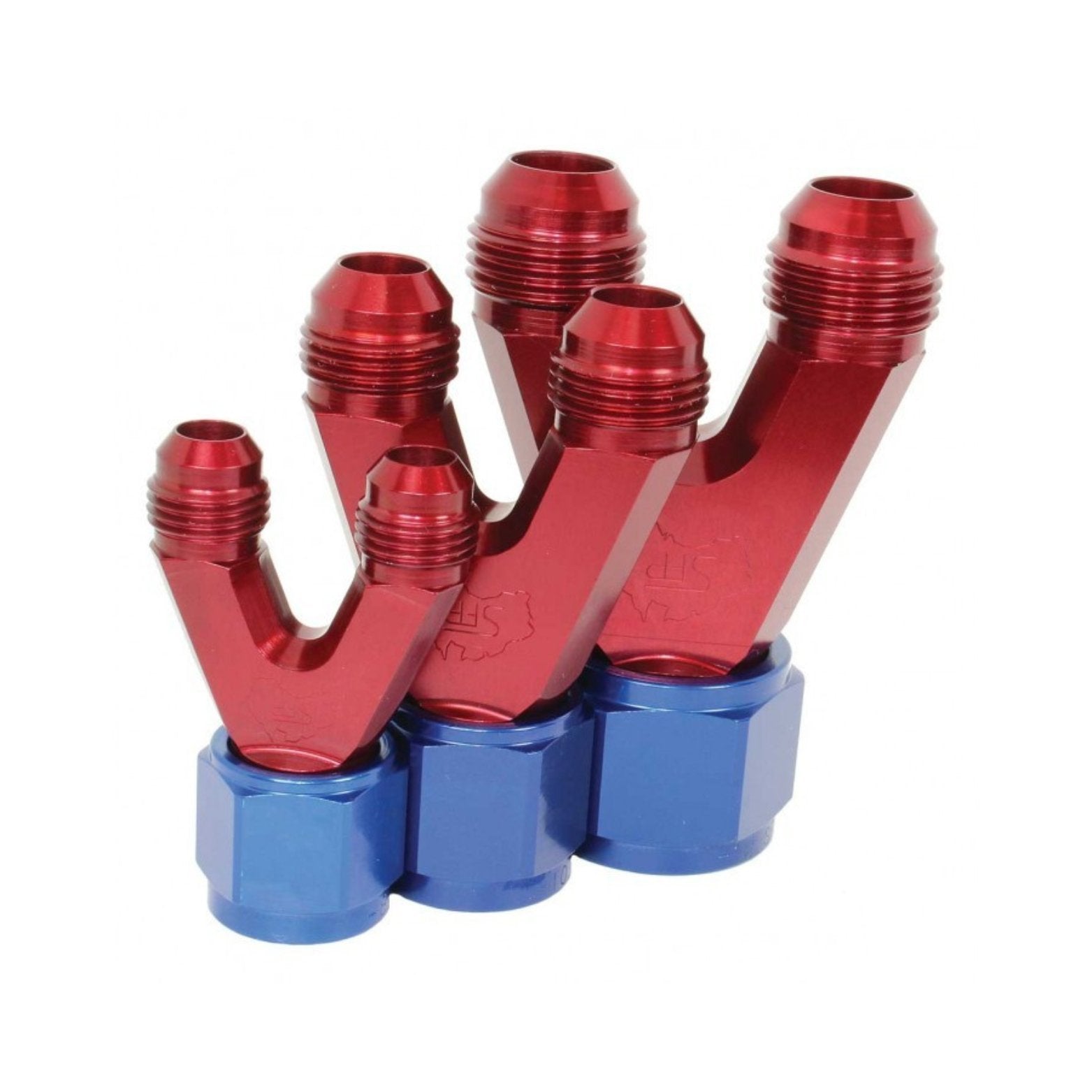 Speedflow Y-Piece -12 Female 2x -10 Male Fitting 146-12-10 - Game On Motorsports Australia