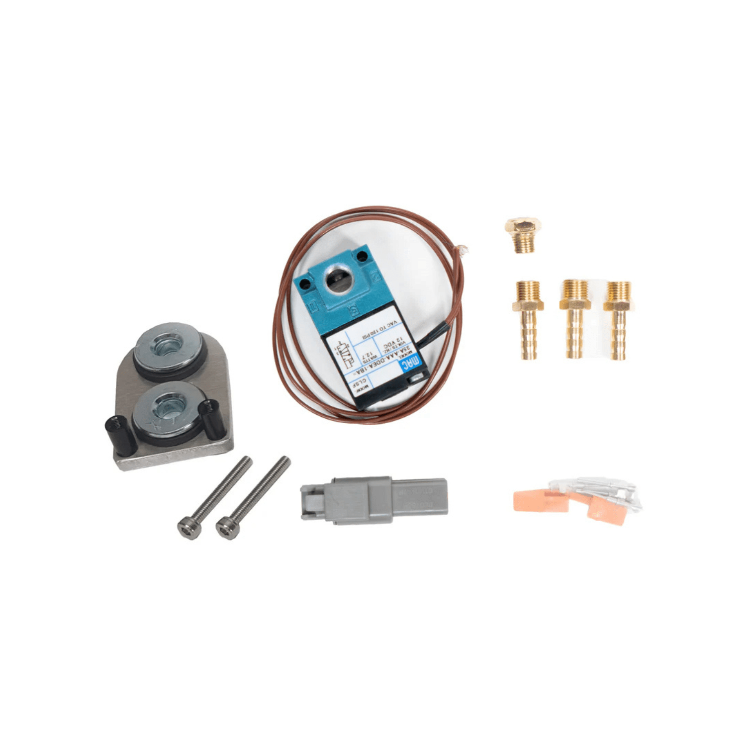 Syltech 3 Port Boost Control Solenoid Kit SS - 1022 - 082+BRKT - Game On Motorsports Australia