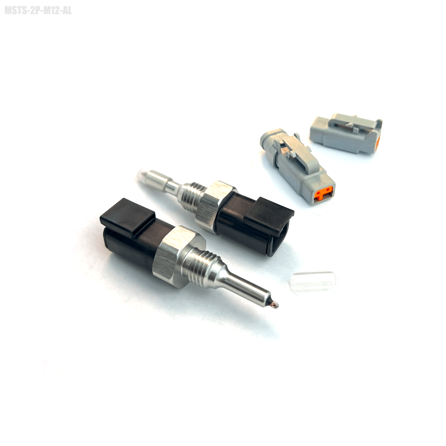 Syltech MSTS OEM IAT Sensor – RB26 Element | M12 Thread | Alloy Body | 2 - Pin DTM - Game On Motorsports Australia