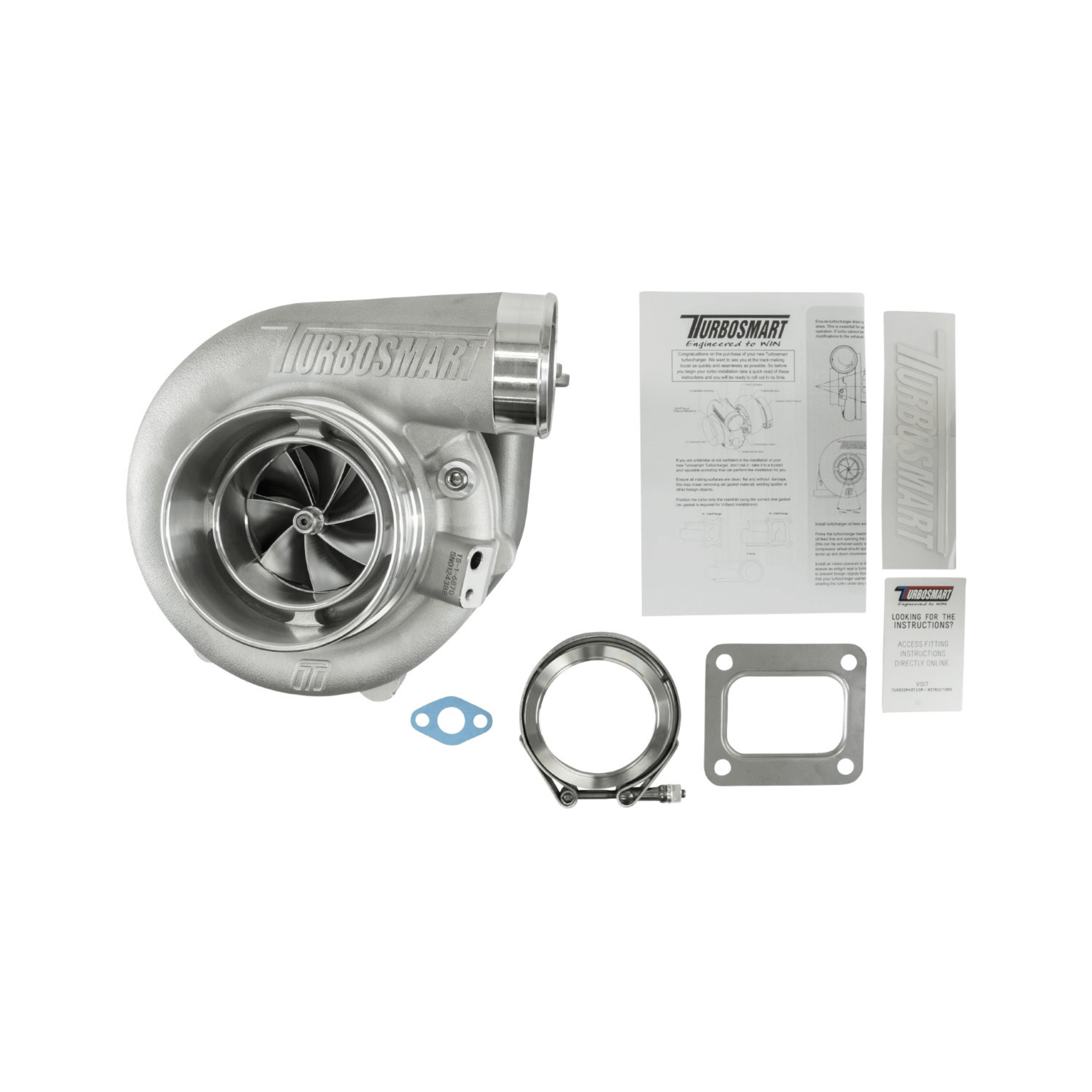 TS - 1 Performance Turbocharger 6870 T4 0.96AR Externally Wastegated TS - 1 - 6870T4096E - Game On Motorsports Australia