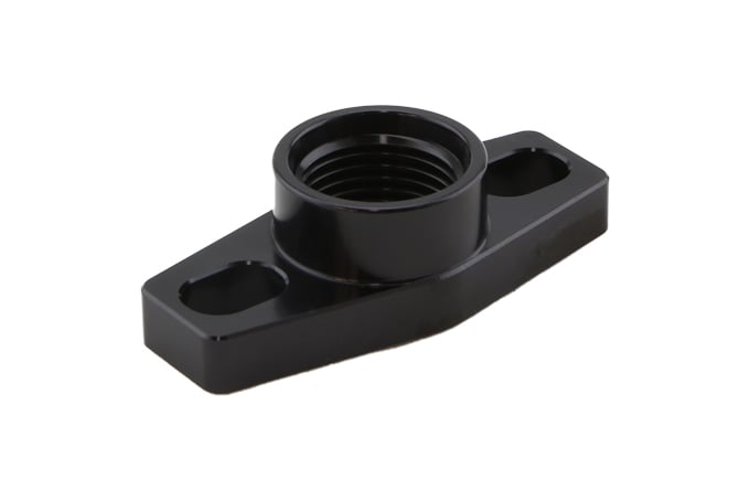 TurboSmart Billet Turbo Drain ada 38-44mm slotted Unl small frame TS-0804-1010 - Game On Motorsports Australia
