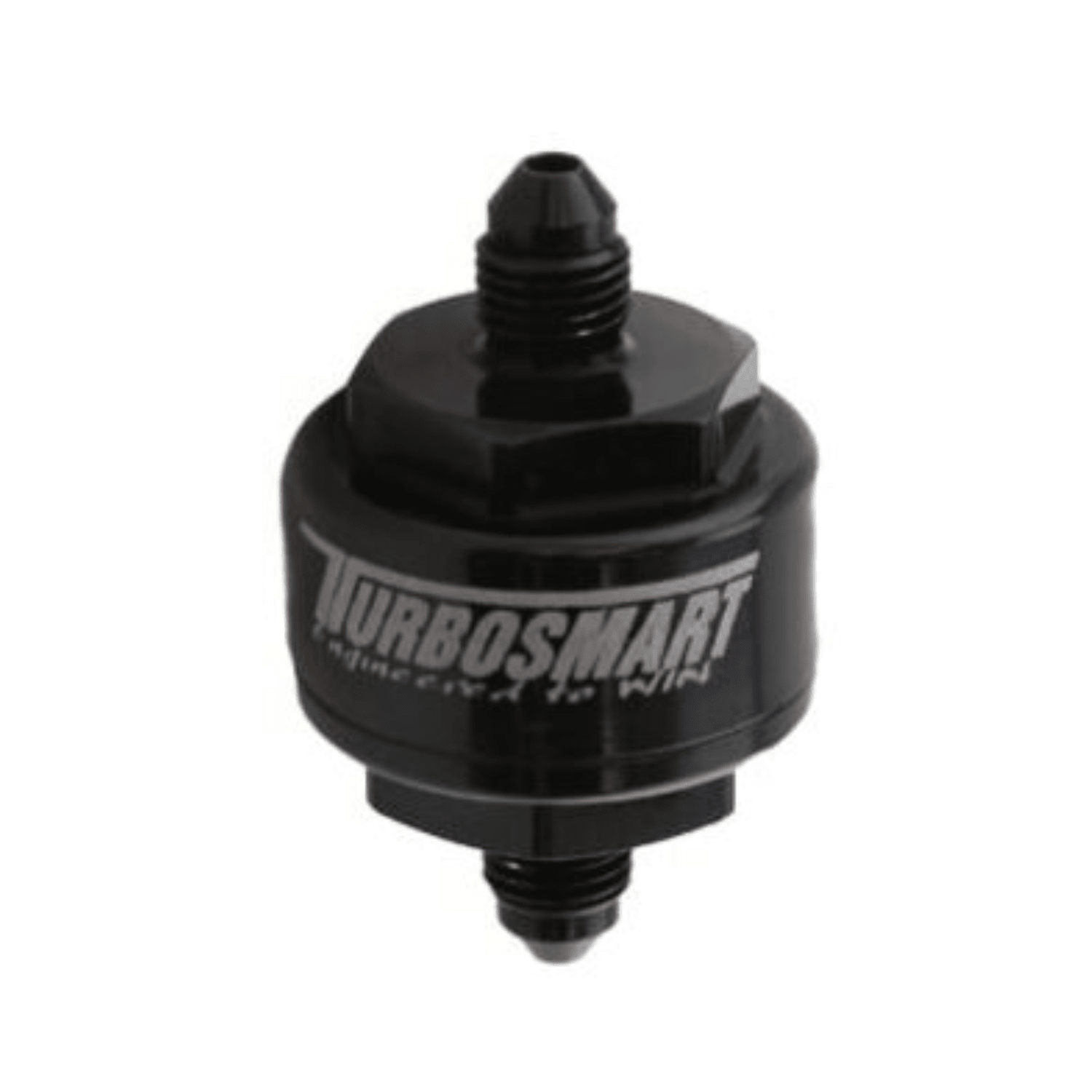 TurboSmart Billet Turbo Oil Feed Filter 44um AN - 4 Black TS - 0804 - 1002 - Game On Motorsports Australia