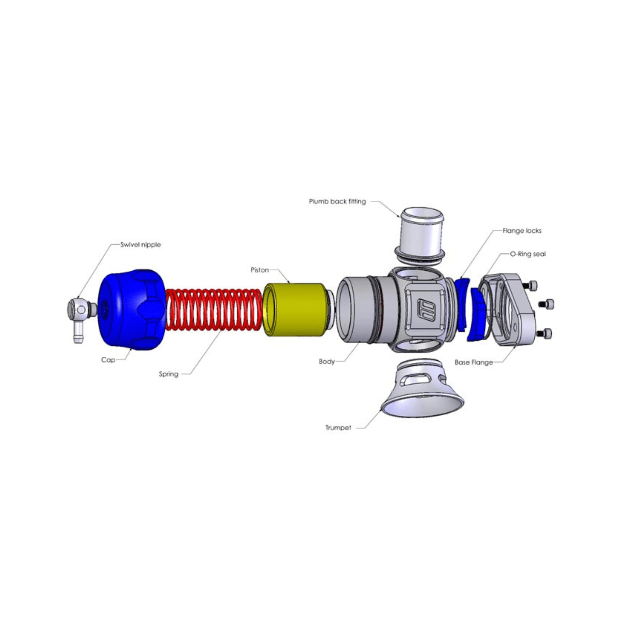 Turbosmart BOV Dual Port Blow - Off Valve – Nissan TS - 0205 - 1026 - Game On Motorsports Australia