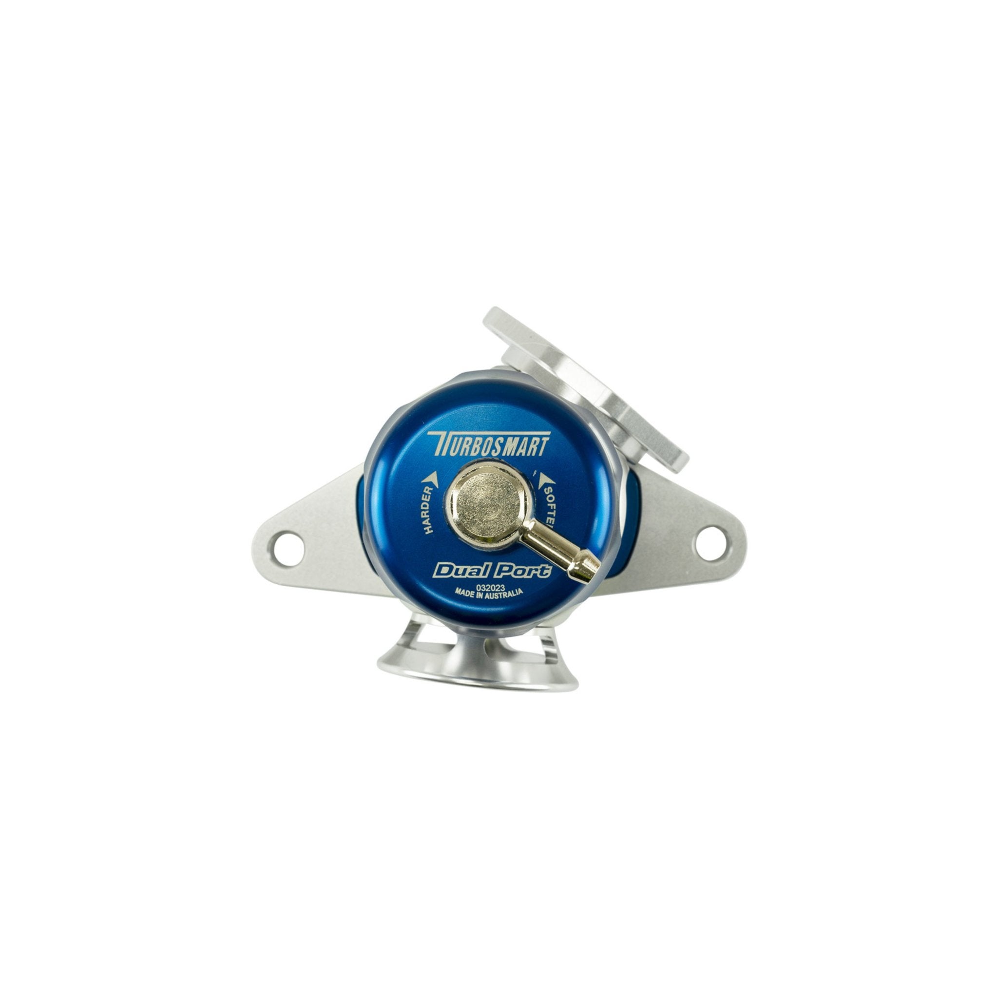 TurboSmart BOV Dual Port Subaru Blue TS-0205-1015 - Game On Motorsports Australia