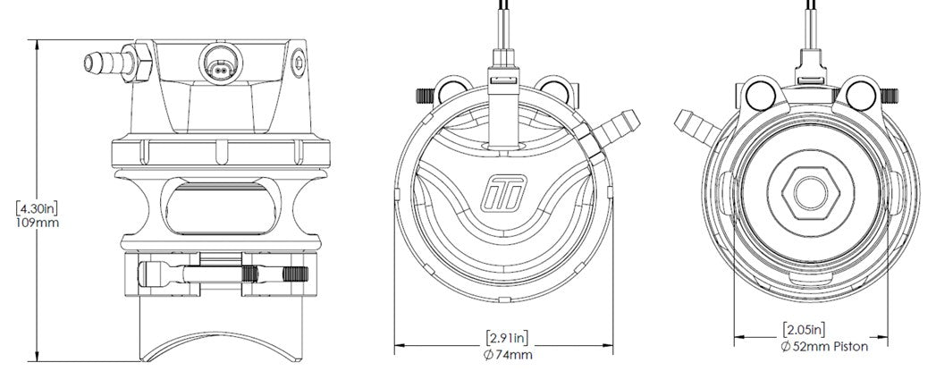 TurboSmart BOV Race Port GenV EM Valve Sleeper TS-0224-1135 - Game On Motorsports Australia
