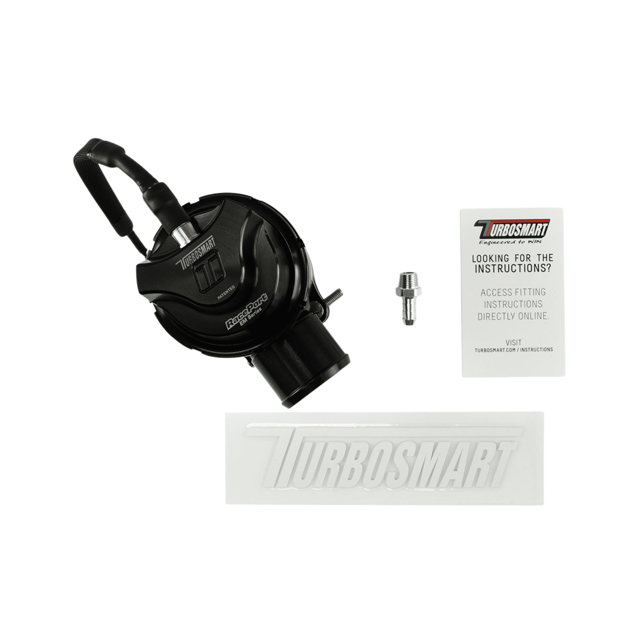 TurboSmart BOV RacePort EM PlumBack Female GenV Sleeper TS - 0224 - 1425 - Game On Motorsports Australia