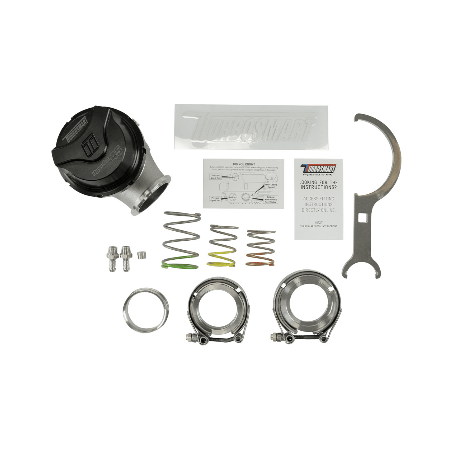 TurboSmart Gen - V WG45 HyperGate45 External Wastegate 14 PSI Sleeper TS - 0553 - 1015 - Game On Motorsports Australia