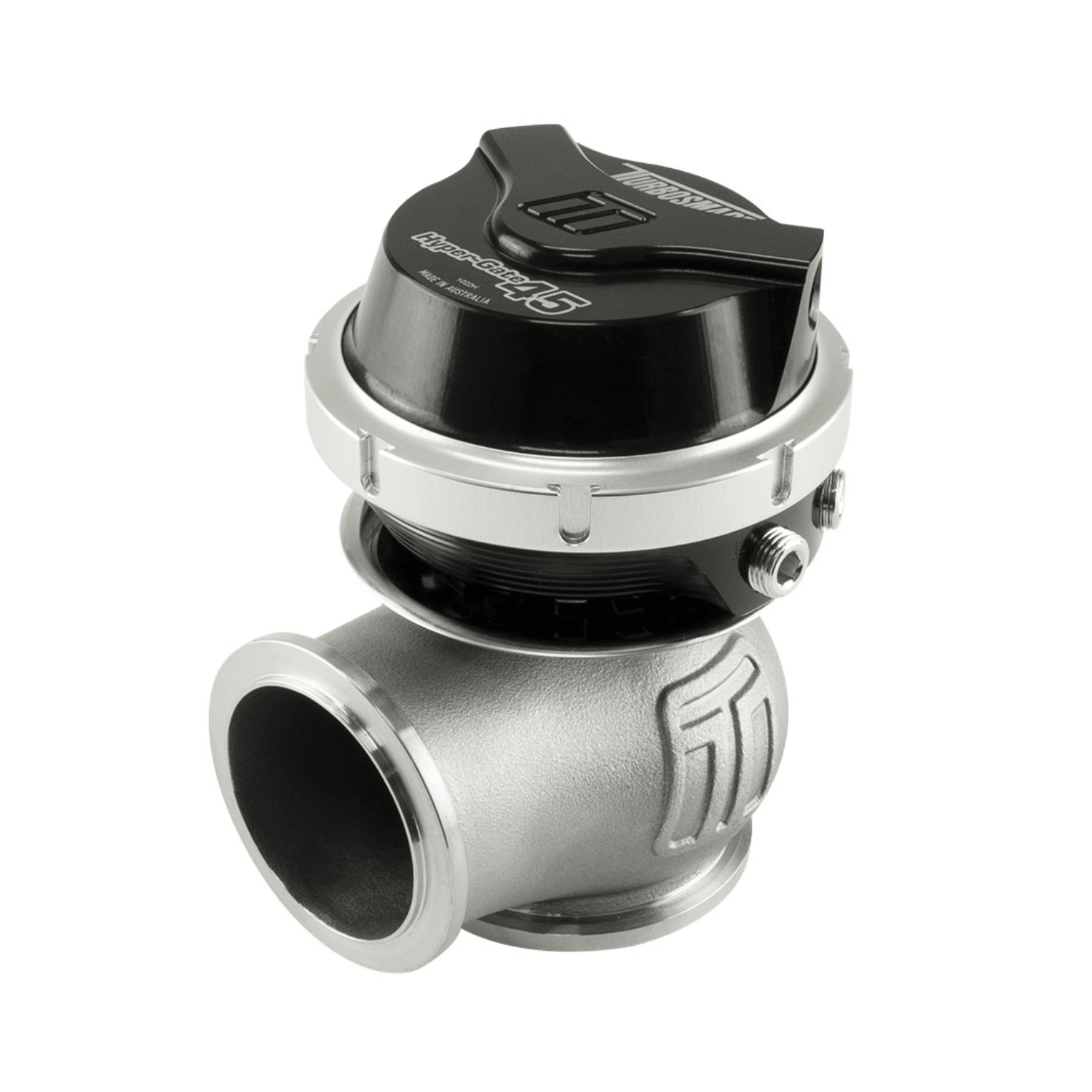TurboSmart GenV WG45 HyperGate45 External Wastegate 7 PSI Black TS - 0553 - 1002 - Game On Motorsports Australia