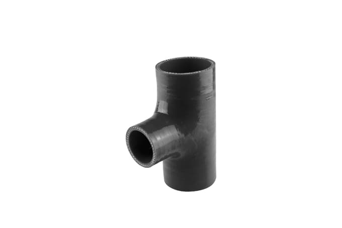 TurboSmart Hose Tee 2.25" ID 1.50" spout TS-HT225150-BK - Game On Motorsports Australia