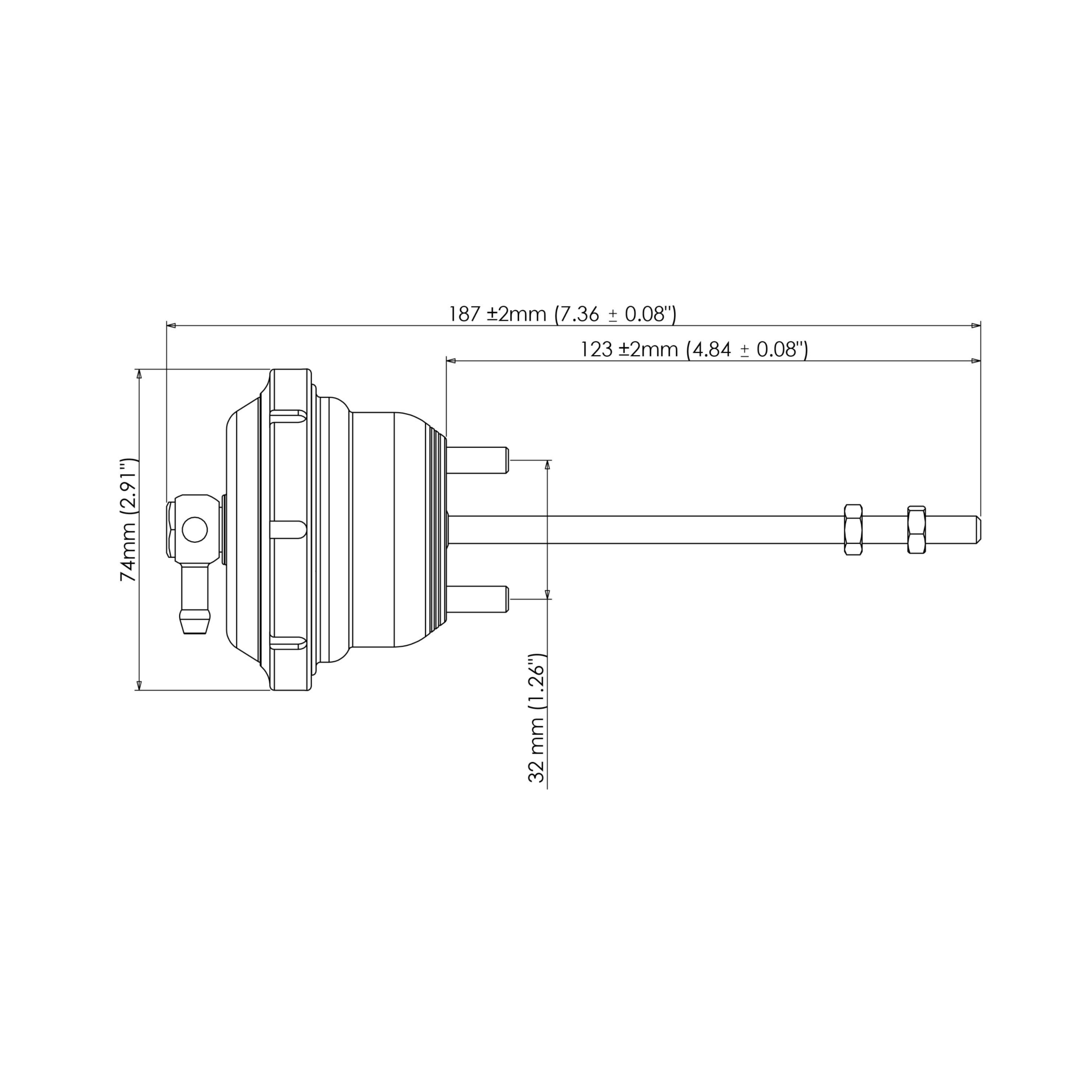 TurboSmart IWG75 Borg Warner B1 Single Scroll 14psi TS - 0620 - 1142 - Game On Motorsports Australia