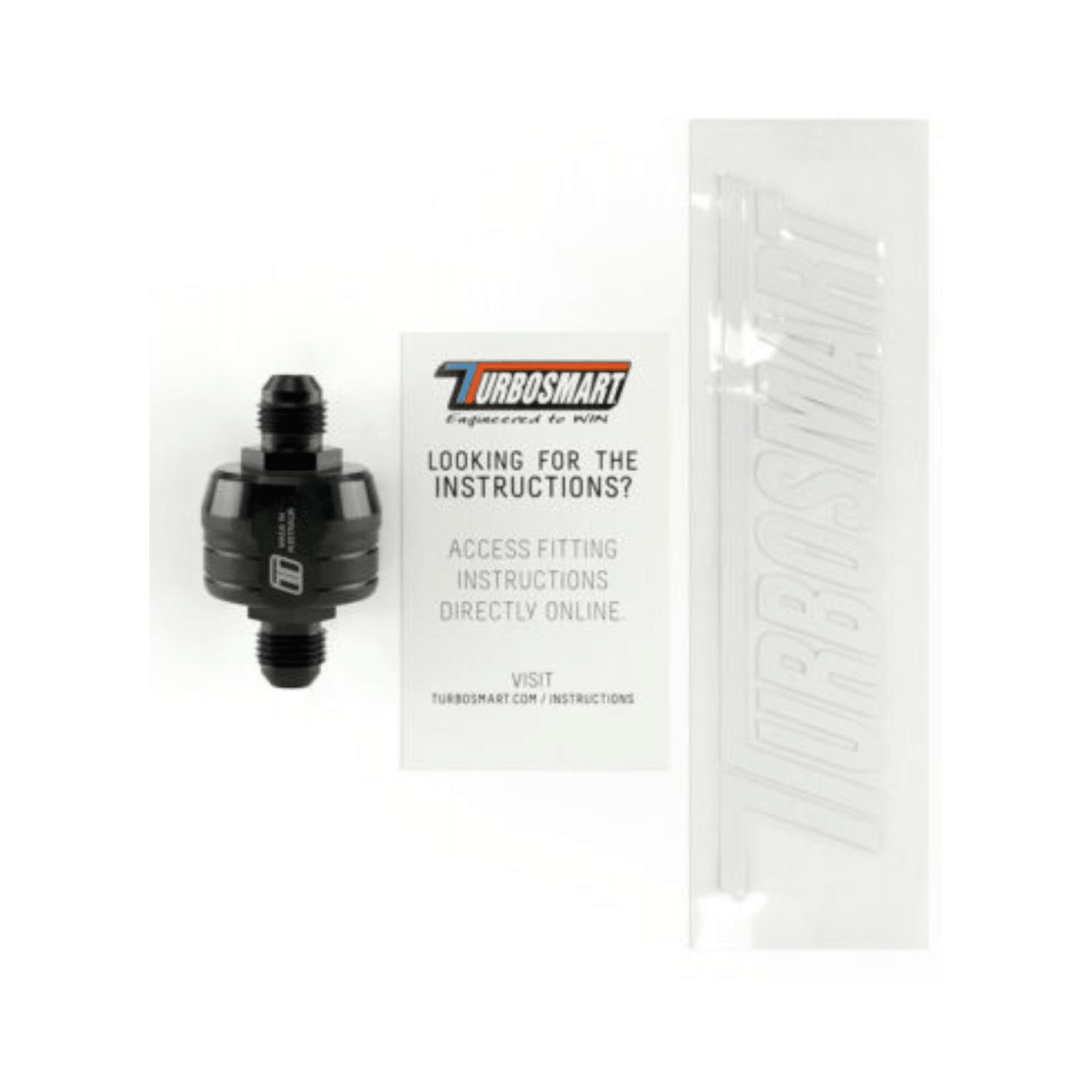 TurboSmart Oil Filter - 6AN 44um TS - 0804 - 2101 - Game On Motorsports Australia
