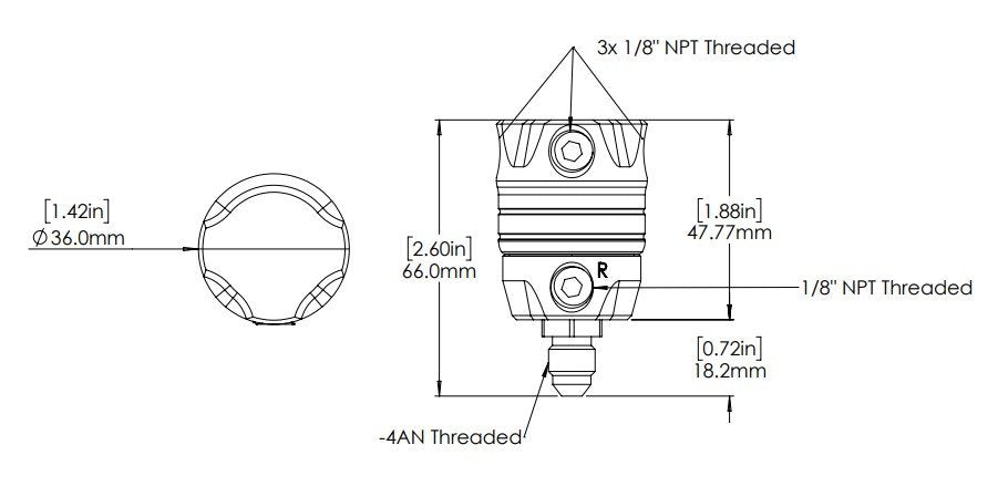 TurboSmart ProOPR Rising Rate Turbo Oil Pressure Regulator Twin Outlet TS-0811-1212 - Game On Motorsports Australia