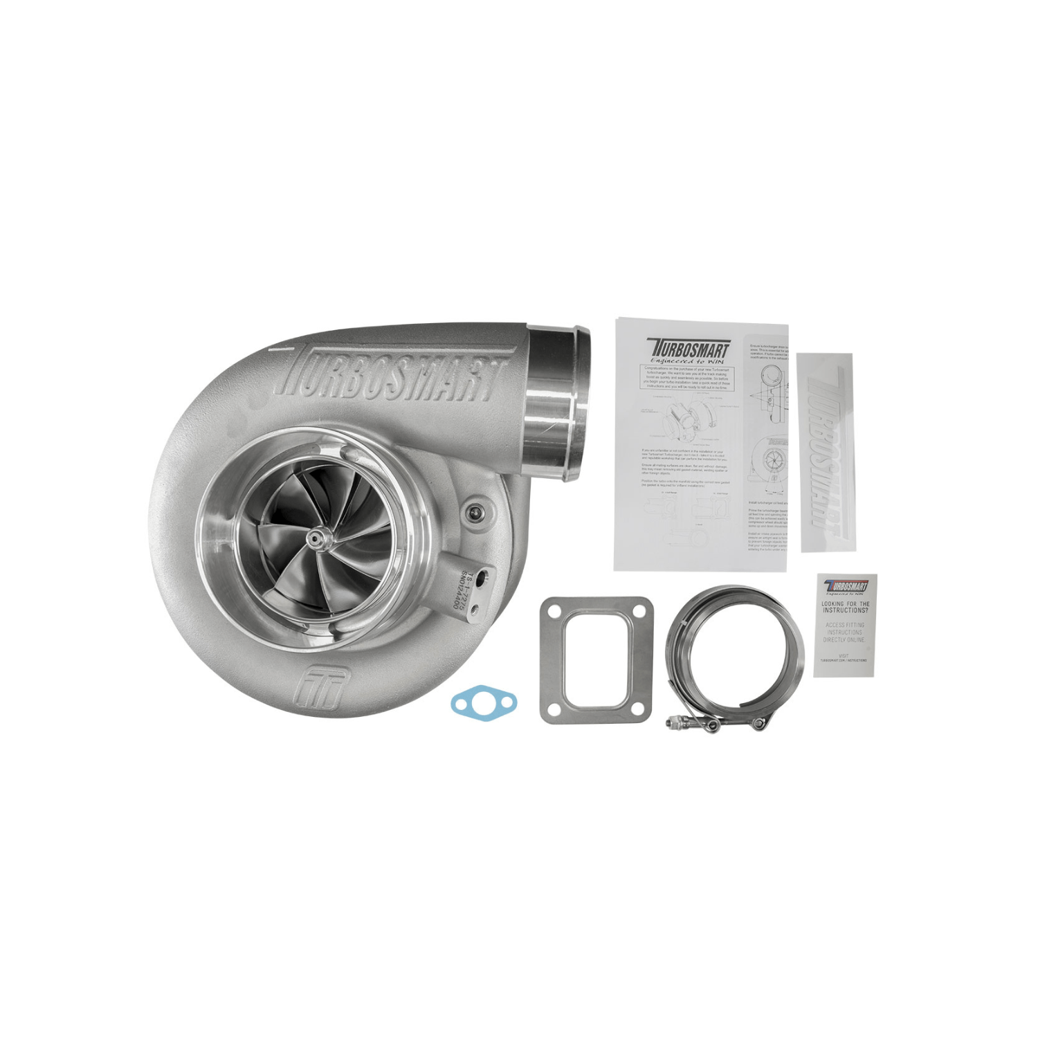 Turbosmart TS - 1 7275 T4 0.96 A/R Externally Wastegated Turbocharger – TS - 1 - 7275C - T4096E - Game On Motorsports Australia